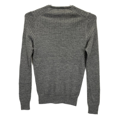 DRAWER ドゥロワー ｸﾞﾚｰ ｶｼﾐﾔ×ｼﾙｸ ﾛﾝｸﾞｽﾘｰﾌﾞ ﾆｯﾄ トップス 1