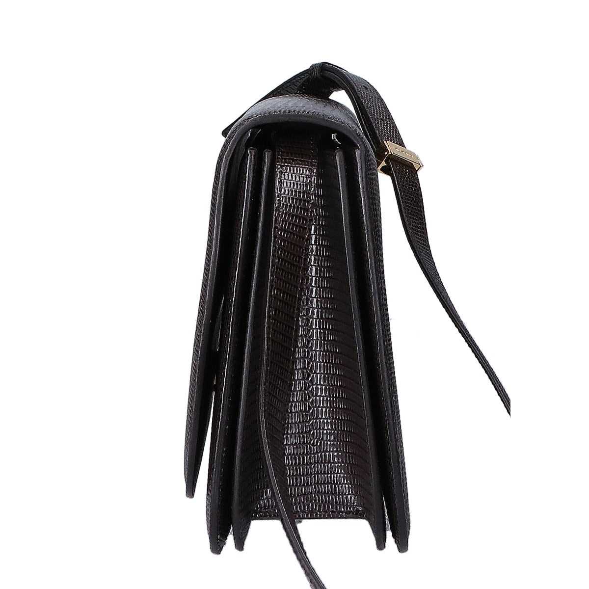 Salvatore Ferragamo サルヴァトーレフェラガモ 6798 FIAMMA M/フィアンマ ミディアム 型押しカーフスキン ショルダーバッグ