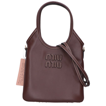 MIUMIU ミュウミュウ 新品未使用 5BA281 IVY/アイビー ミニ 2WAYトートバッグ ショルダーバッグ