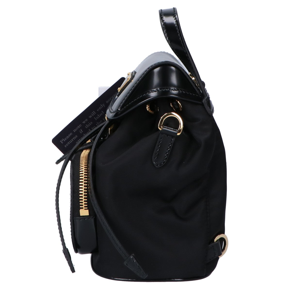 PRADA プラダ 新品未使用 1BZ075 リナイロンxブラッシュドレザー ショルダーバッグ