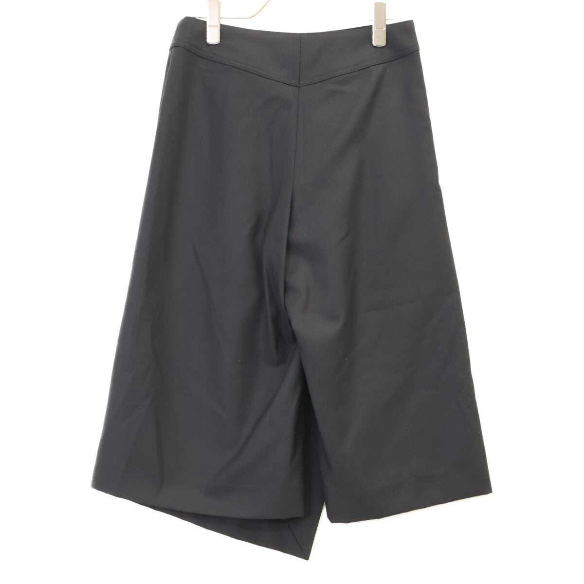 HYKE ハイク 新品同様 181-13123 ウール×シルク ラップワイドパンツキュロット ボトムス 01