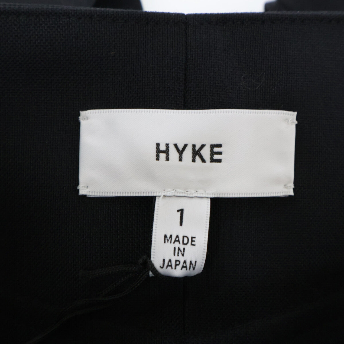 HYKE ハイク 新品同様 181-13123 ウール×シルク ラップワイドパンツキュロット ボトムス 01