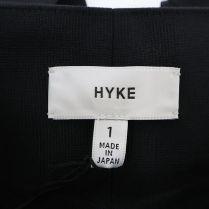 HYKE ハイク 新品同様 181-13123 ウール×シルク ラップワイドパンツキュロット ボトムス 01