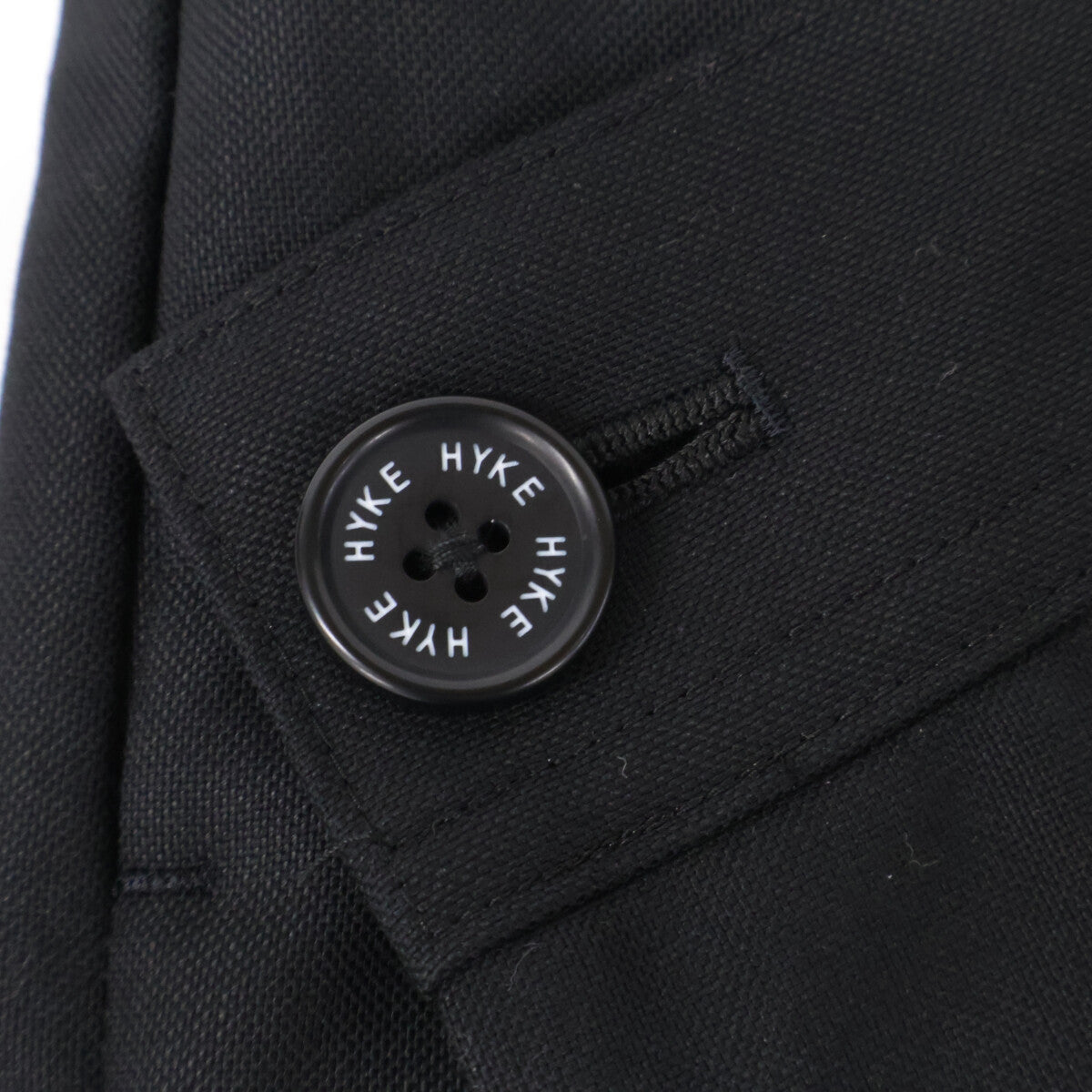 HYKE ハイク 新品同様 181-13123 ウール×シルク ラップワイドパンツキュロット ボトムス 01