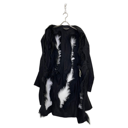 COMMEdesGARCONS HOMME PLUS コムデギャルソンオムプリュス PL-J045 23AW フェイクファー カットアウトロングジャケット ジャケット M