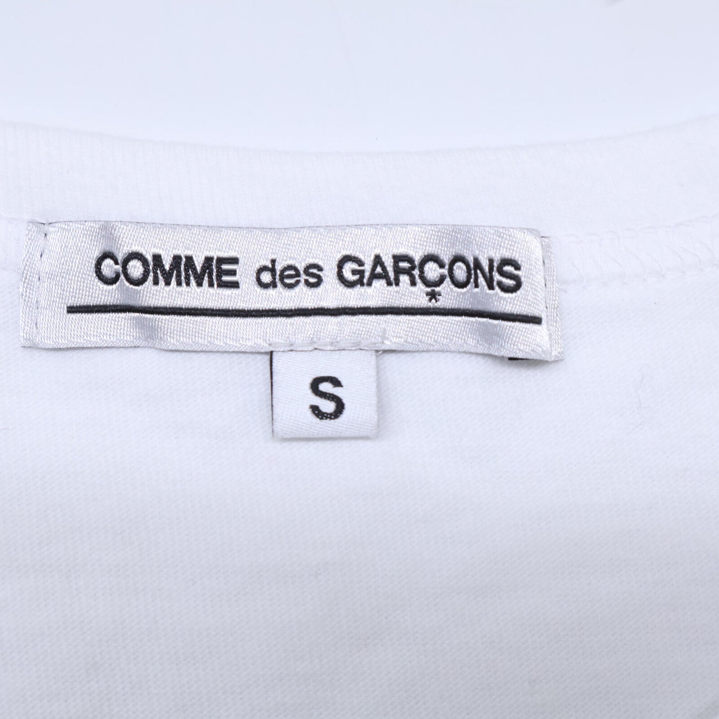 COMMEdesGARCONS コムデギャルソン ×ｱﾀﾞﾑﾍﾟﾝﾄﾞﾙﾄﾝ OJ-T002 白 京都限定ﾌﾟﾘﾝﾄTｼｬﾂ トップス S