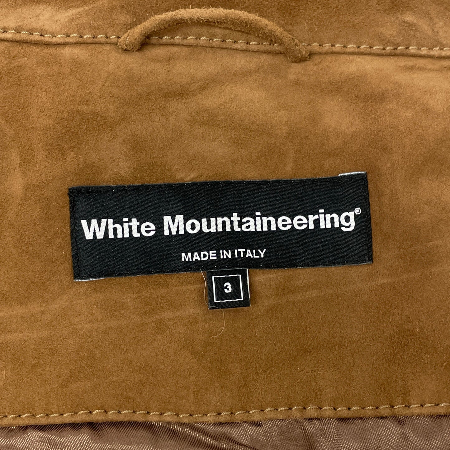 WHITE MOUNTAINEERING ホワイトマウンテニアリング 【美品/国内正規】WM1773229 ゴートレザー スエード ジャケット 3