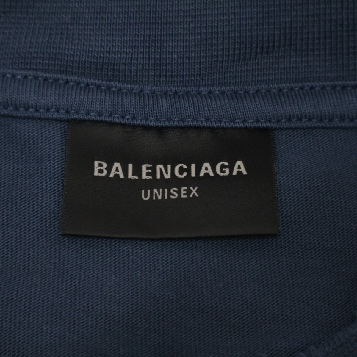 BALENCIAGA バレンシアガ 739028 ﾈｲﾋﾞｰ 24年製 BBﾛｺﾞ ｵｰﾊﾞｰｻｲｽﾞ Tｼｬﾂ トップス 4