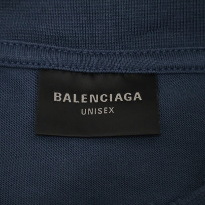 BALENCIAGA バレンシアガ 739028 ﾈｲﾋﾞｰ 24年製 BBﾛｺﾞ ｵｰﾊﾞｰｻｲｽﾞ Tｼｬﾂ トップス 4