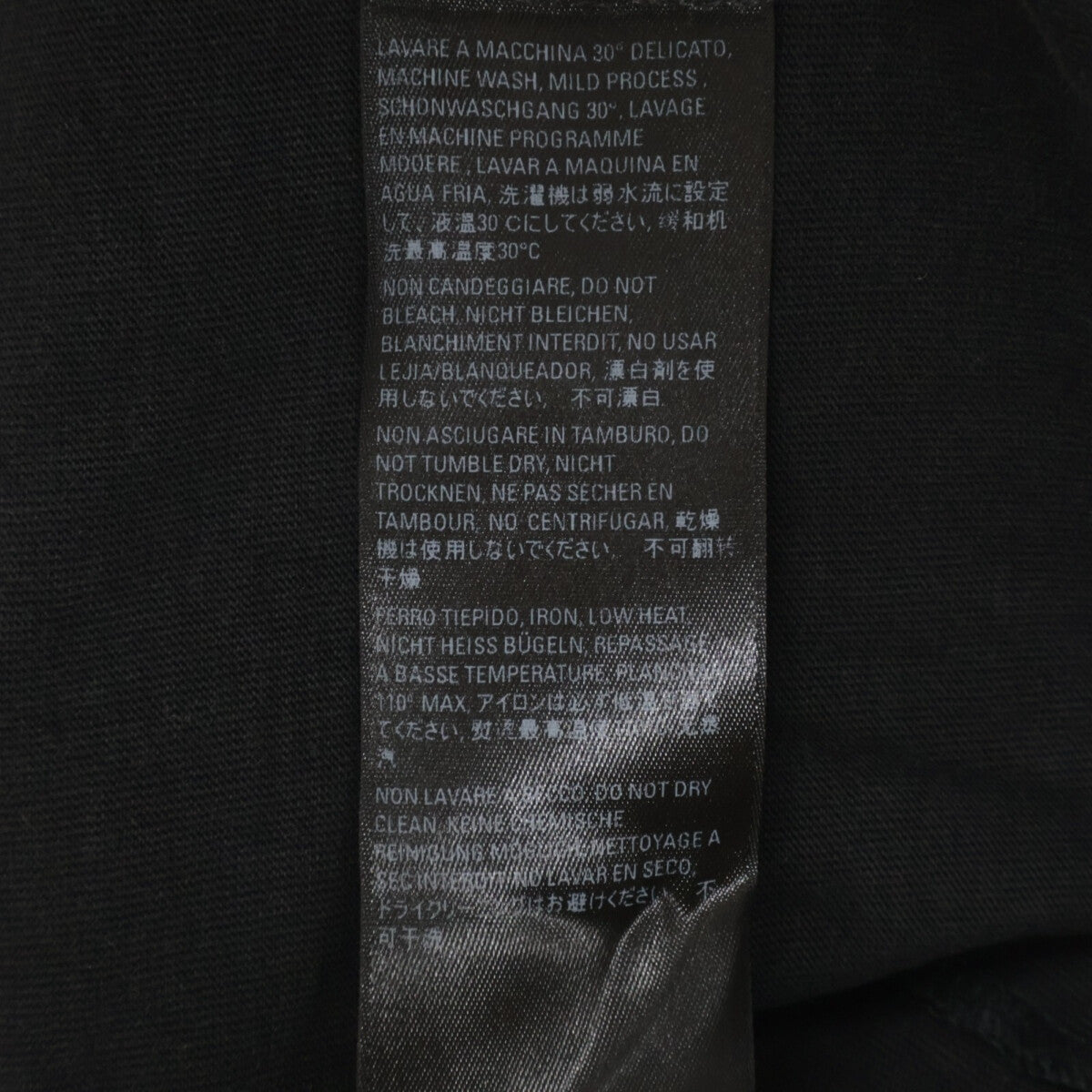 BALENCIAGA バレンシアガ 612966 ﾌﾞﾗｯｸ 21年製 ﾜﾝﾎﾟｲﾝﾄ ｸﾙｰﾈｯｸTｼｬﾂ トップス L