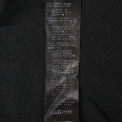 BALENCIAGA バレンシアガ 612966 ﾌﾞﾗｯｸ 21年製 ﾜﾝﾎﾟｲﾝﾄ ｸﾙｰﾈｯｸTｼｬﾂ トップス L