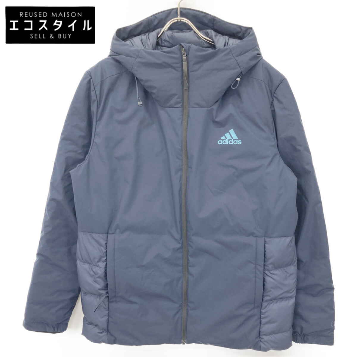 adidas アディダス GT6565 ﾈｲﾋﾞｰ Traveer COLD. RDY ｸﾞｰｽﾀﾞｳﾝ ｼﾞｬｹｯﾄ ジャケット XO