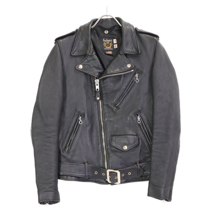 SCHOTT ショット 7823950093 ﾌﾞﾗｯｸ 217US ﾀﾞﾌﾞﾙﾗｲﾀﾞｰｽｼﾞｬｹｯﾄ ジャケット 36