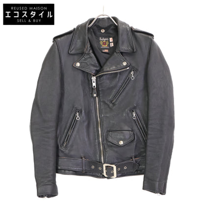 SCHOTT ショット 7823950093 ﾌﾞﾗｯｸ 217US ﾀﾞﾌﾞﾙﾗｲﾀﾞｰｽｼﾞｬｹｯﾄ ジャケット 36