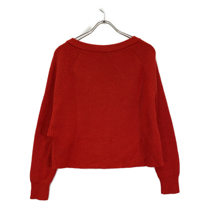 Theory セオリー 8101717 ﾚｯﾄﾞ ｶｼﾐﾔ混 厚手ﾆｯﾄ トップス Ｓ