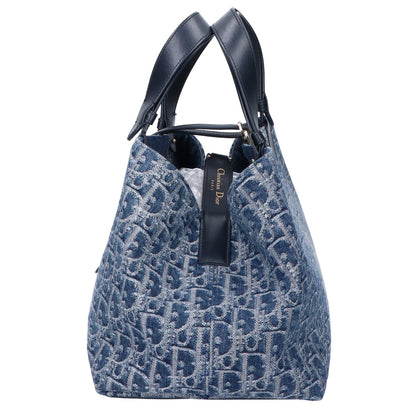 DIOR ディオール M2821ODCE_M49E デニム オブリーク トゥジュール ミディアム トートバッグ