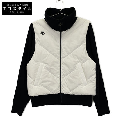 DESCENTE デサント ﾎﾜｲﾄ×ﾌﾞﾗｯｸ ﾄﾞｯｷﾝｸﾞ ﾄｯﾌﾟｽ トップス M