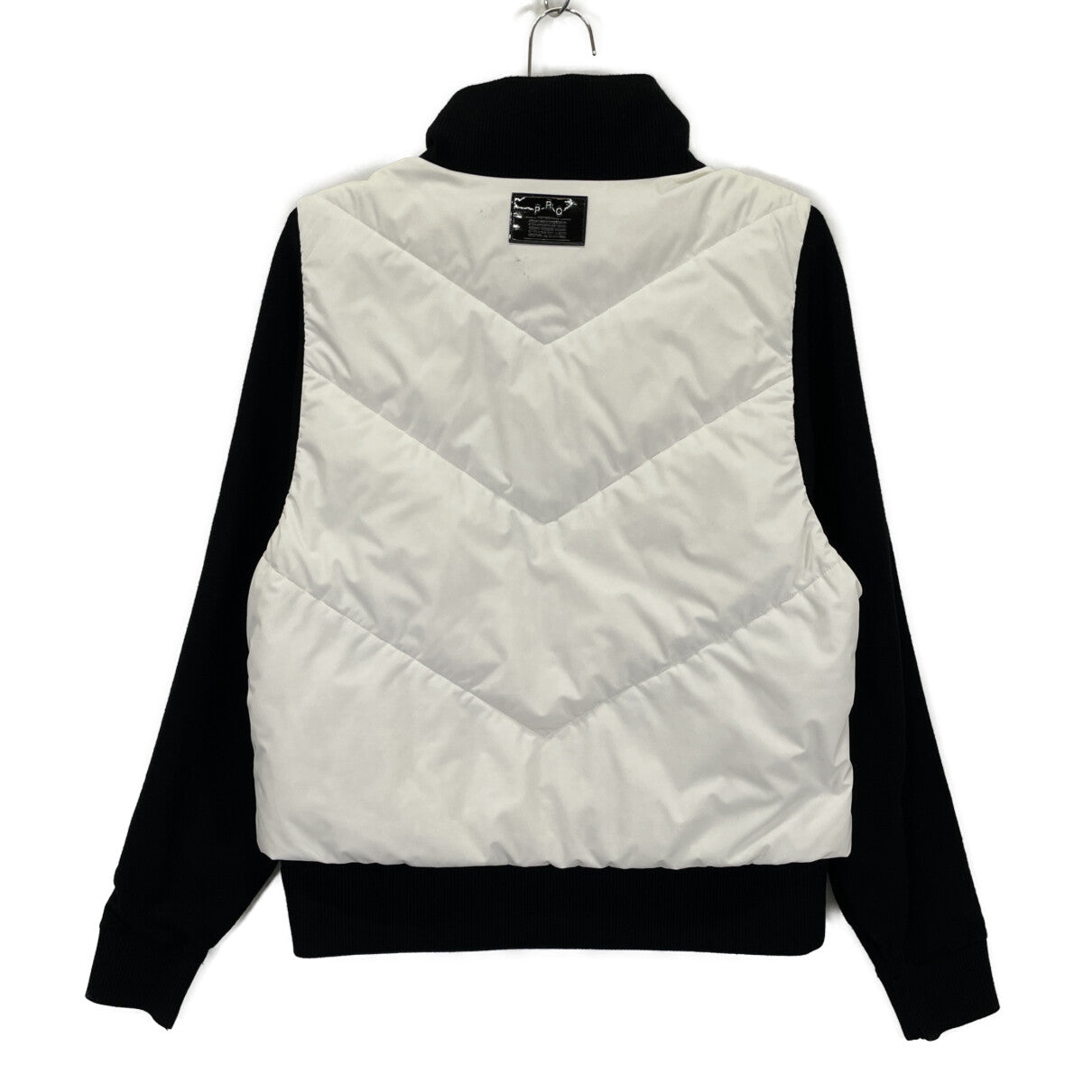 DESCENTE デサント ﾎﾜｲﾄ×ﾌﾞﾗｯｸ ﾄﾞｯｷﾝｸﾞ ﾄｯﾌﾟｽ トップス M