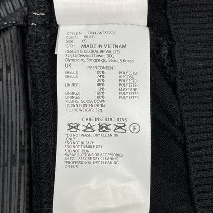 DESCENTE デサント ﾎﾜｲﾄ×ﾌﾞﾗｯｸ ﾄﾞｯｷﾝｸﾞ ﾄｯﾌﾟｽ トップス M