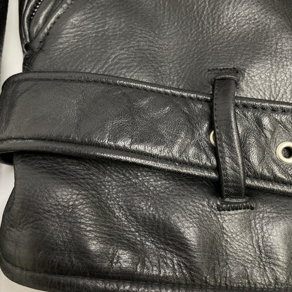 SCHOTT ショット USA製 80-90's ﾊﾞｲｶｰﾀｸﾞ後期 118 ﾌﾞﾗｯｸ ｶｳﾊｲﾄﾞ ﾀﾞﾌﾞﾙﾗｲﾀﾞｰｽｼﾞｬｹｯﾄ ジャケット 36