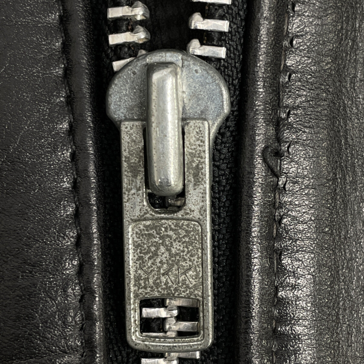 SCHOTT ショット USA製 80-90's ﾊﾞｲｶｰﾀｸﾞ後期 118 ﾌﾞﾗｯｸ ｶｳﾊｲﾄﾞ ﾀﾞﾌﾞﾙﾗｲﾀﾞｰｽｼﾞｬｹｯﾄ ジャケット 36