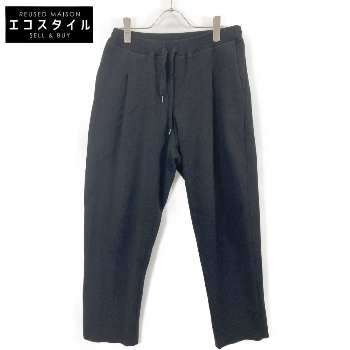 SIDE SLOPE サイドスロープ SSL37-062 ﾌﾞﾗｯｸ ｺｯﾄﾝﾎﾟﾘｴｽﾃﾙﾐﾗﾉﾘﾌﾞﾜﾝﾀｯｸﾃｰﾊﾟｰﾄﾞﾊﾟﾝﾂ ボトムス 2