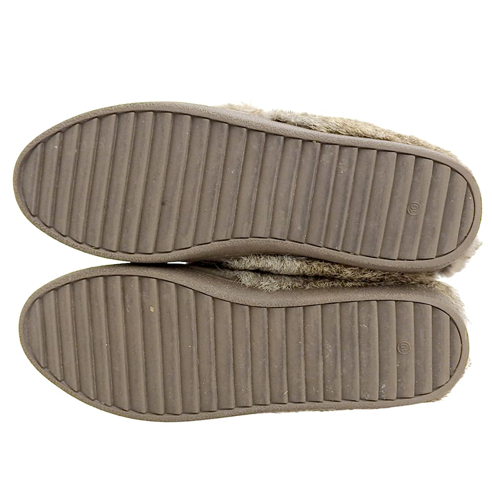 Tory Burch トリーバーチ ラビットファー ムートンブーツ シューズ メンズ ブラウン 10 シューズ 10