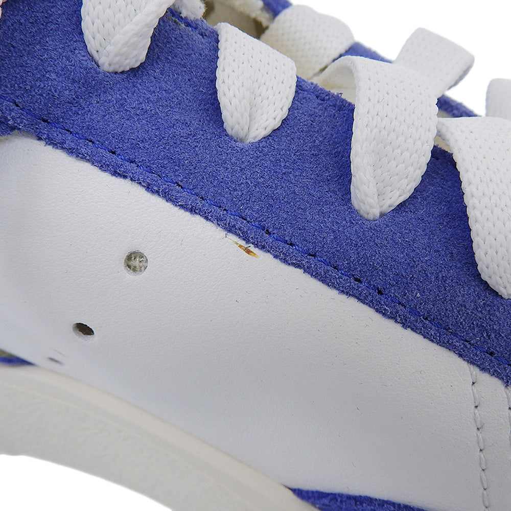 STRYPE ストライプ 新品同様 BASKET スニーカー シューズ メンズ ホワイト × ブルー 42 ST3013 シューズ 42