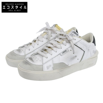 STRYPE ストライプ 新品同様 スニーカー シューズ メンズ ホワイト 42 ST6001ーNER ダメージ加工 シューズ 42
