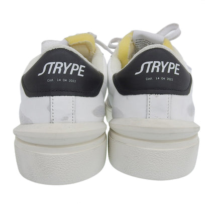 STRYPE ストライプ 新品同様 スニーカー シューズ メンズ ホワイト 42 ST6001ーNER ダメージ加工 シューズ 42