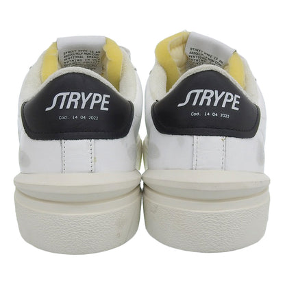 STRYPE ストライプ 新品同様 スニーカー シューズ メンズ ホワイト 41 ST6001ーNER ダメージ加工 シューズ 41