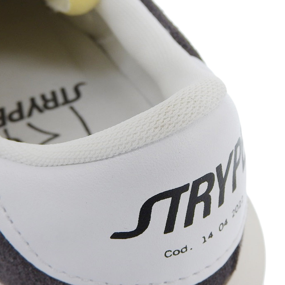 STRYPE ストライプ 新品同様 スニーカー シューズ メンズ スエード チャコールグレー × ホワイト 41 ST3011 シューズ 41