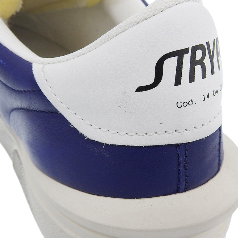 STRYPE ストライプ 新品同様 スニーカー シューズ メンズ ブルー × ホワイト 42 ST3006 ダメージ加工 シューズ 42