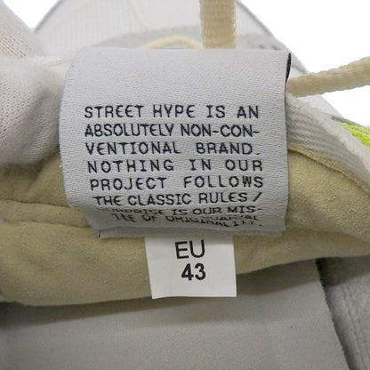 STRYPE ストライプ 新品同様 スニーカー シューズ メンズ ホワイト×グレー 43 40353-CRS-006 シューズ 43