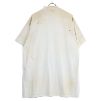 BALENCIAGA バレンシアガ 【美品/国内正規/22年製】739028 ダメージ加工 半袖Tシャツ/ トップス L