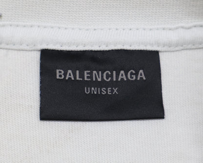 BALENCIAGA バレンシアガ 【美品/国内正規/22年製】739028 ダメージ加工 半袖Tシャツ/ トップス L