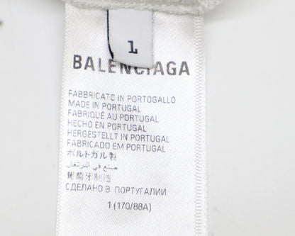 BALENCIAGA バレンシアガ 【美品/国内正規/22年製】739028 ダメージ加工 半袖Tシャツ/ トップス L