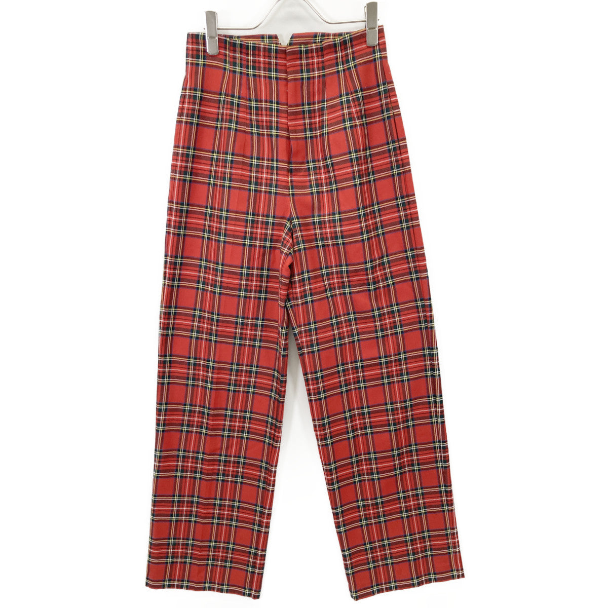 TSURU BY MARIKO OIKAWA ツルバイマリコオイカワ ﾚｯﾄﾞ ﾀｰﾀﾝﾁｪｯｸ PT-2206520 ﾊﾟﾝﾂ ボトムス 36