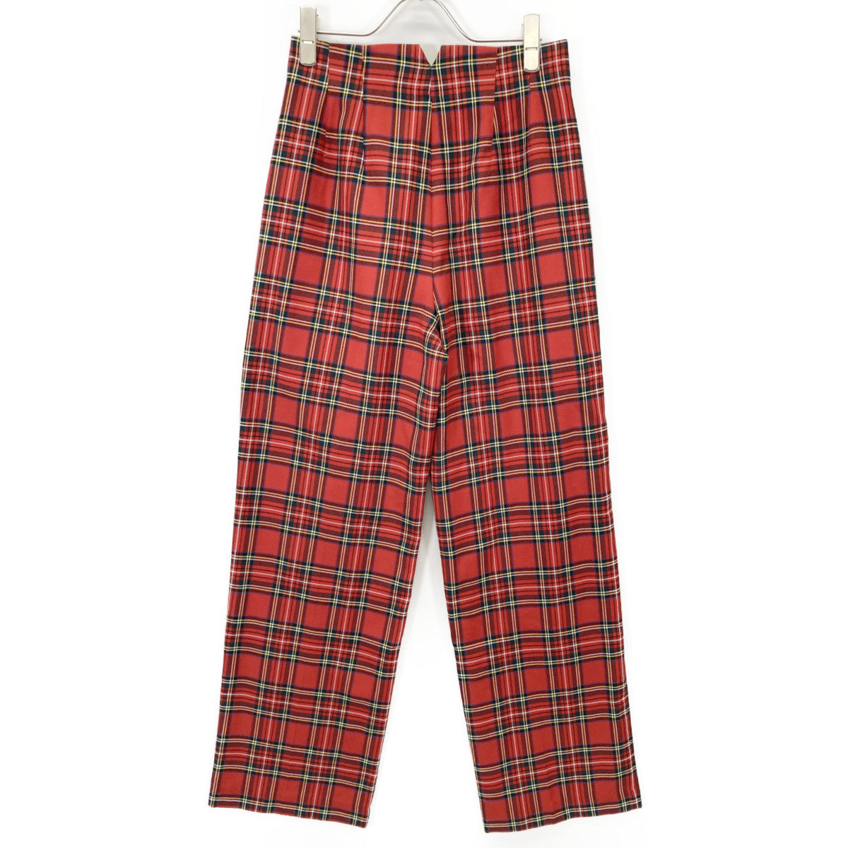 TSURU BY MARIKO OIKAWA ツルバイマリコオイカワ ﾚｯﾄﾞ ﾀｰﾀﾝﾁｪｯｸ PT-2206520 ﾊﾟﾝﾂ ボトムス 36