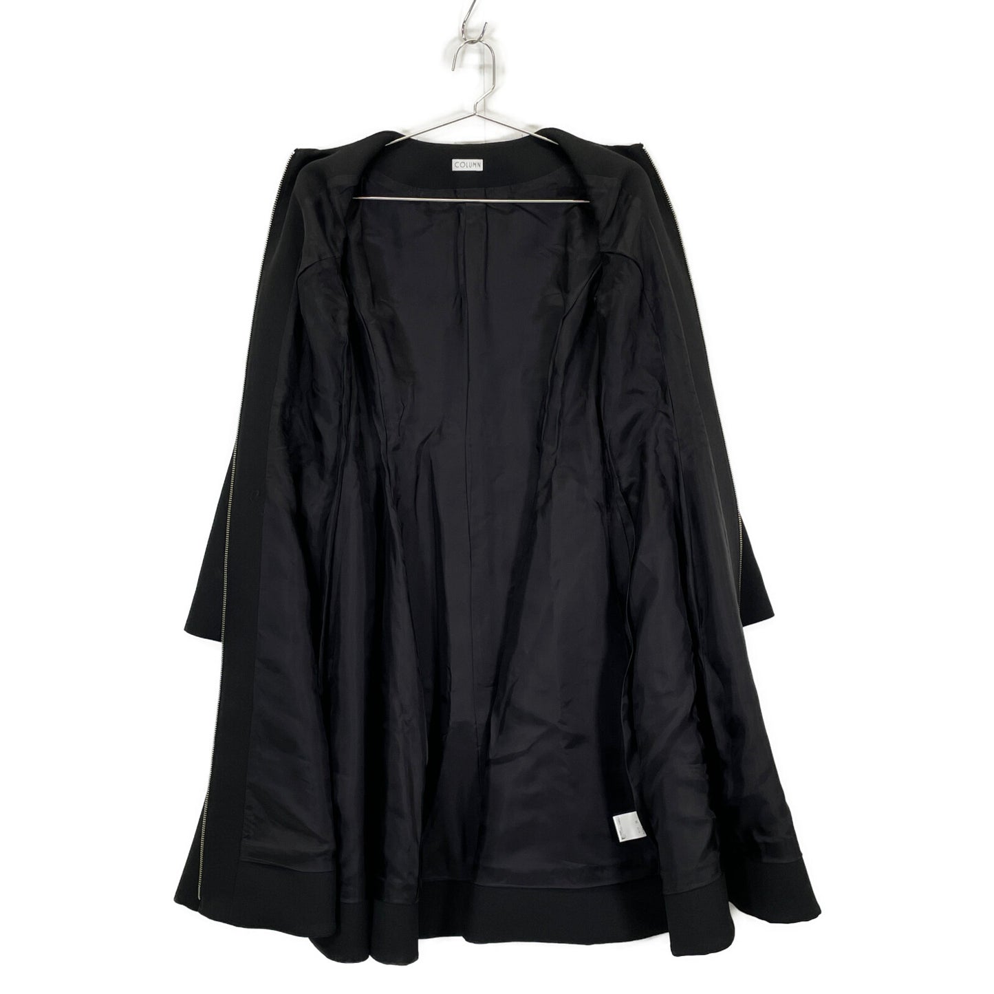 COLUMN コラム 22AW ﾌﾞﾗｯｸ 22-140-11-080008 ﾌﾛﾝﾄｼﾞｯﾌﾟ ﾄﾞﾚｽｺｰﾄ コート 36