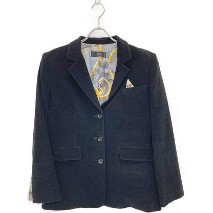 SPADACINI スパダチーニ オリラグ ウール カシゴラ 裏地プリント 3Bジャケット ジャケット 44