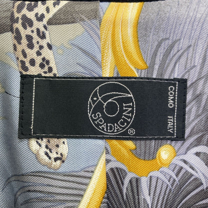 SPADACINI スパダチーニ オリラグ ウール カシゴラ 裏地プリント 3Bジャケット ジャケット 44