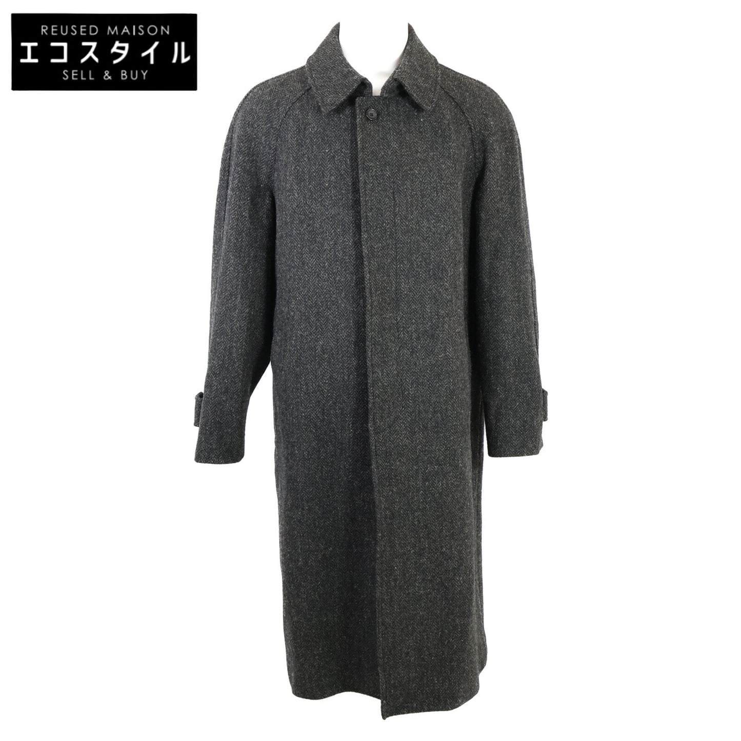 Brooks Brothers ブルックスブラザーズ 【美品/国内正規】100215578 HARRIS TWEEDハリスツイード バルカラー コート 38