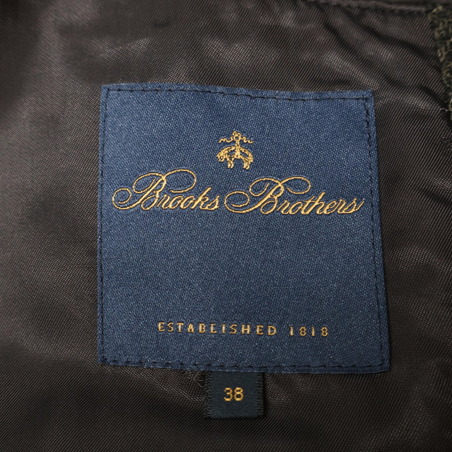 Brooks Brothers ブルックスブラザーズ 【美品/国内正規】100215578 HARRIS TWEEDハリスツイード バルカラー コート 38