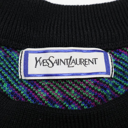 Yves Saint-Laurent イヴサンローラン チェック ニット ワンピース M