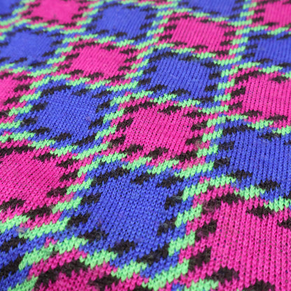 Yves Saint-Laurent イヴサンローラン チェック ニット ワンピース M