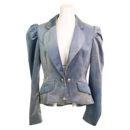 TAE ASHIDA タエアシダ 【美品/24年製】TJ4721 ギャザースリーブ ベロア ジャケット ※サイズの表記はございません。