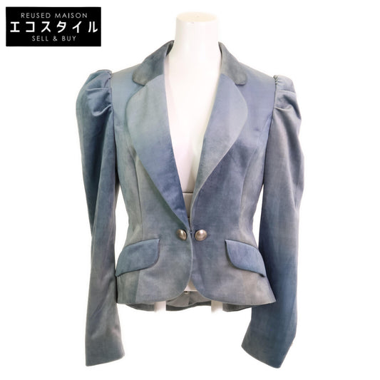 TAE ASHIDA タエアシダ 【美品/24年製】TJ4721 ギャザースリーブ ベロア ジャケット ※サイズの表記はございません。