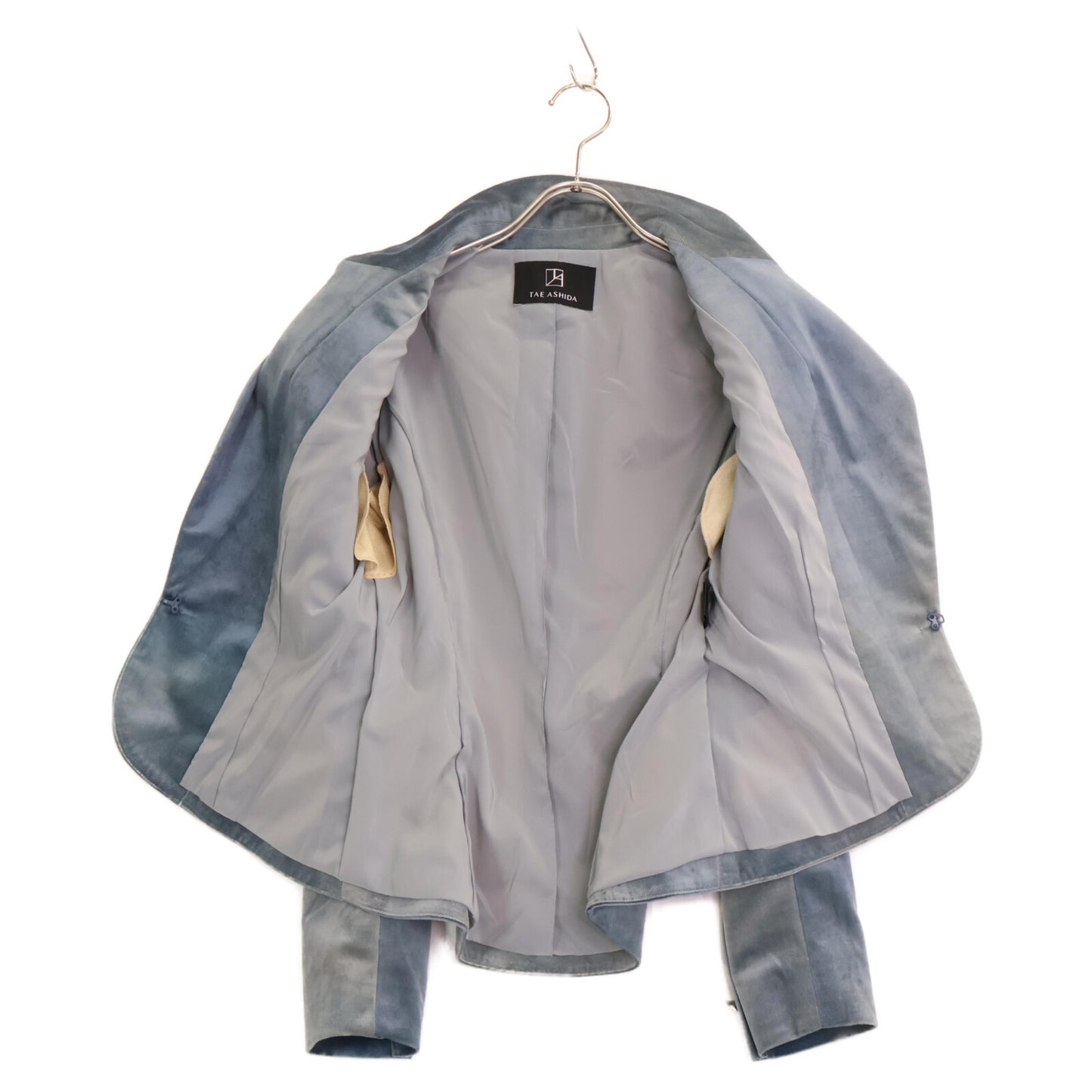 TAE ASHIDA タエアシダ 【美品/24年製】TJ4721 ギャザースリーブ ベロア ジャケット ※サイズの表記はございません。