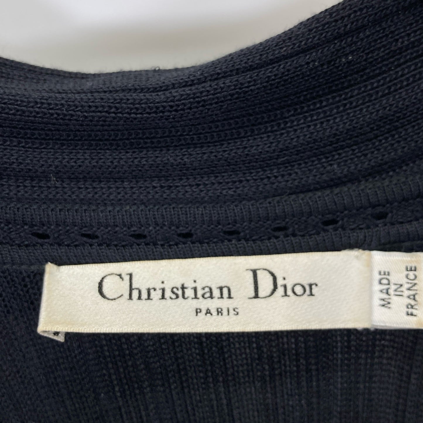 Christian Dior クリスチャンディオール 【国内正規】0H24911AM543 シルク フリル ニット オーバーオール オールインワン F36